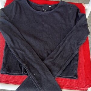 PacSun Black Crew Neck Sweater Soft Minimalist Design